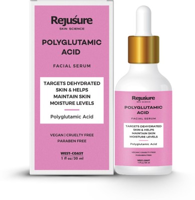 Rejusure Polyglutamic Acid Facial Serum Targets Dehydrated Skin & Helps Maintain Skin Moisture Levels – 30ml(30 ml)