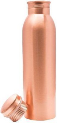 Infinity Exports Pure Copper Water Bottle outside Lacquer Coated Yoga Ayurvedic 1000 ml Bottle(Pack of 1, Copper, Copper)