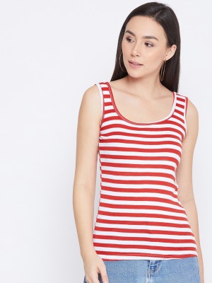 CotiQ Casual Striped Women Red, White Top