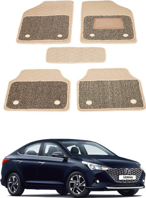 AYW Leatherite 7D Mat For  Hyundai Verna(Beige)