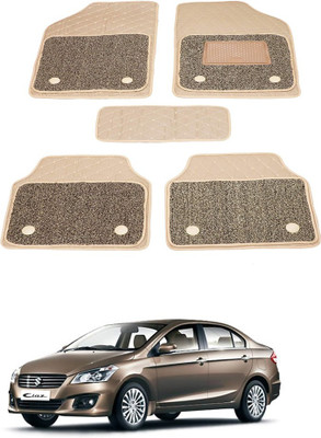 AYW Leatherite 7D Mat For  Maruti Suzuki Ciaz(Beige)