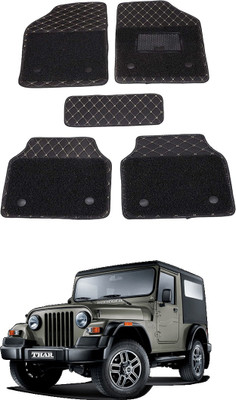 AYW Leatherite 7D Mat For  Mahindra Thar(Black)