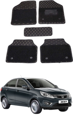 AYW Leatherite 7D Mat For  Tata Zest(Black)