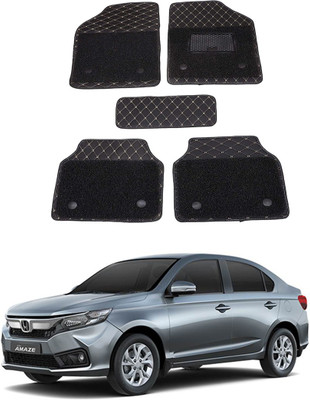 AYW Leatherite 7D Mat For  Honda Amaze(Black)