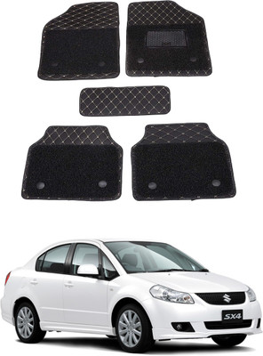 AYW Leatherite 7D Mat For  Maruti Suzuki SX4(Black)