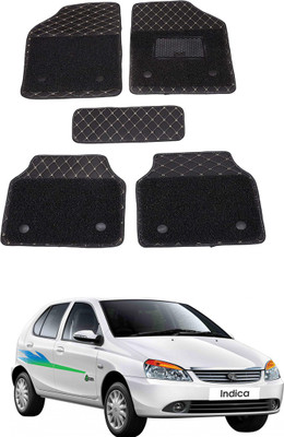 AYW Leatherite 7D Mat For  Tata Indica(Black)