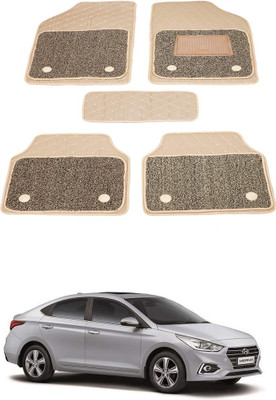 AYW Leatherite 7D Mat For  Hyundai Verna(Beige)
