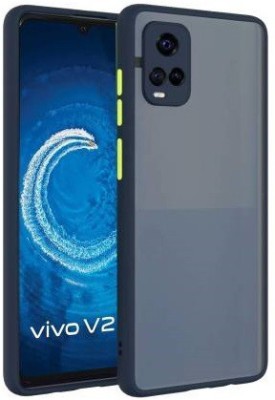 TELESHIELD Back Cover for Vivo V20 Pro, CAMERA PROTECTION CASE, SMOKE CASE, CAMERA LENS PROTECTOR(Blue, Camera Bump Protector, Pack of: 1)