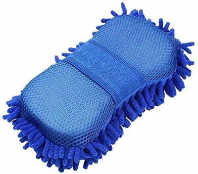 PARTH ENTERPRISE Multipurpose Microfibre Wash & Dry Cleaning Sponge, 1 Piece Dry Duster