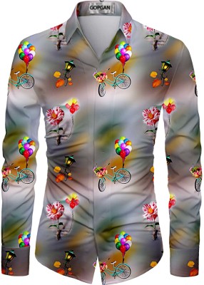 GOPGAN TRENDZ Polycotton Printed Shirt Fabric