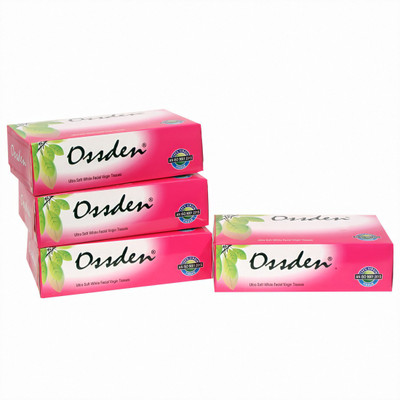 OSSDEN 2 Ply Ultra Soft Facial 100 Pulls x 200 sheets Per Box(4 Tissues)