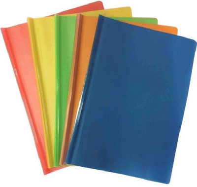 Shopindia plastic office file(Set Of 5, Multicolor)