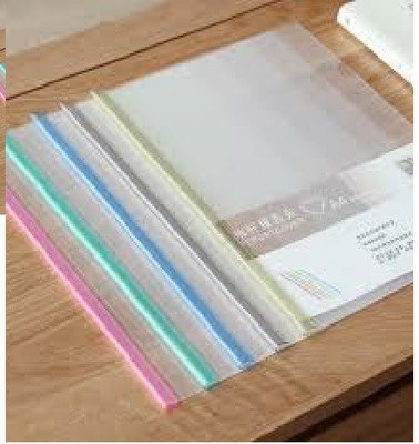Shopindia plastic office file(Set Of 5, Multicolor)