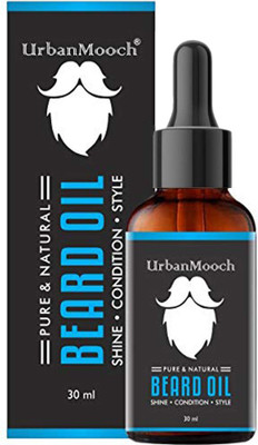 UrbanMooch Beard Growth Oil for Strong and healthy beard growth & Shine- Hair Oil(30 ml)