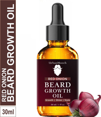 UrbanMooch Red Onion Beard Growth Oil for Strong and healthy beard growth & Patchy- Hair Oil(30 ml)