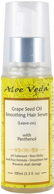 10% OFF on Aloe Veda Grapeseed Oil Smoothing Hair Serum - Leave-on(100 ml) 10% OFF on Aloe Veda Grapeseed Oil Smoothing Hair Serum - Leave-on(100 ml)