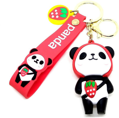Arkanum Red Panda With Lanyard Keyring Keychain Key Chain