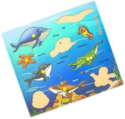 SALEOFF Colorful 3D Different Aquatic Sea Animals & Different Species in A Puzzle toy (1 Pieces)(Multicolor)