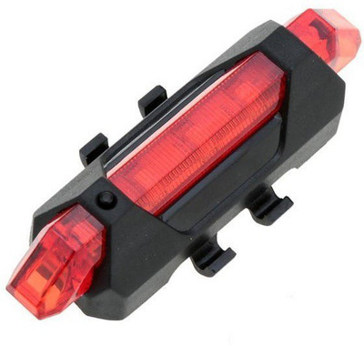 FosCadit LED USB Rechargeable Bicycle Tail Light Head Light Cycling Light LED Spot Light(Red)