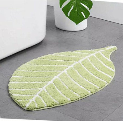 KALYAN GLOBAL Polyester Floor Mat(Green, Free)