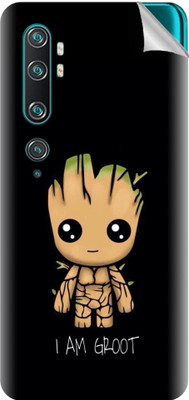 tiddler Mi Note 10 Pro Mobile Skin(Black, Beige)