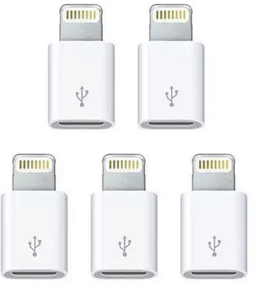 WRENS Micro USB, Lightning OTG Adapter(Pack of 5)