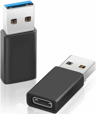 RuhZa Data Transfer Adapter Type C to USB A Conncector for Charging HDMI Connector(Black)