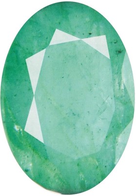 TEJVIJ AND SONS 5.25 ratti Emerald Gemstone Crystal Onyx Stack Ring