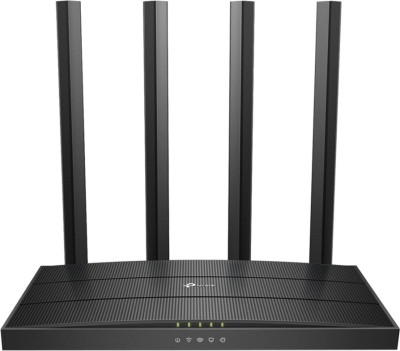 TP-Link Archer C6 MU-MIMO Gigabit 1200 Mbps Wireless Router(Black, Dual Band)