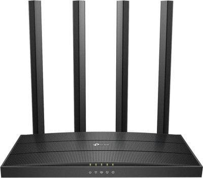 TP-Link Archer C6 MU-MIMO Gigabit 1200 Mbps Wireless Router(Black, Dual Band)