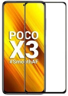 GDBUY Edge To Edge Tempered Glass for POCO X3(Pack of 1)