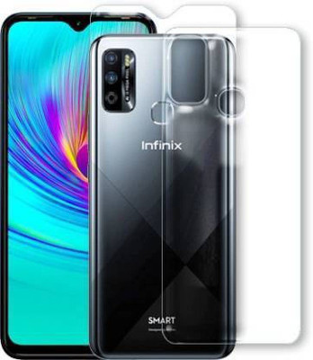 TevarSmart Front and Back Tempered Glass for Infinix Smart 4(Pack of 2)
