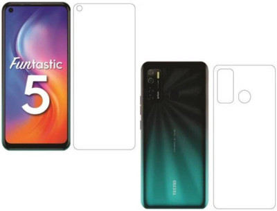TevarSmart Front and Back Tempered Glass for Tecno Spark 5 Pro(Pack of 2)