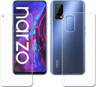 PR SMART Front and Back Tempered Glass for Realme Narzo 30 Pro(Pack of 2)