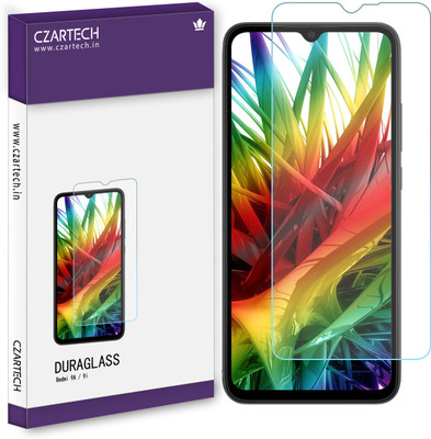 CZARTECH Tempered Glass Guard for Mi Redmi 9A, Redmi 9i, Poco C3, Poco M2(Pack of 1)