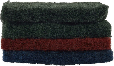 Brite Guard Polyester Multipurpose Scrub Pad 6x4 Inches (Multi-Color, 4-Piece) Scrub Sponge(Regular, Pack of 4)