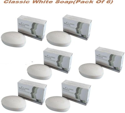Classic White Soap For Acne & Scar Removal(Pack Of 6)(6 x 85 g)