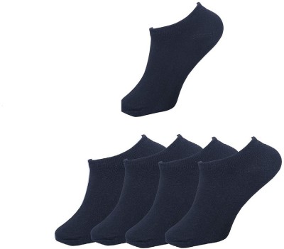 PinKit Unisex Solid Ankle Length(Pack of 5)