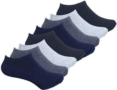 PinKit Unisex Solid Ankle Length(Pack of 9)