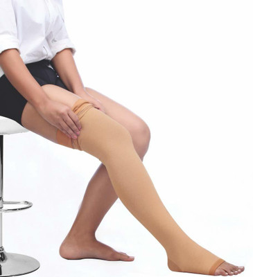Dyna Medical Compression Stockings for Varicose Vein-Above Knee-Class 1 Knee Support