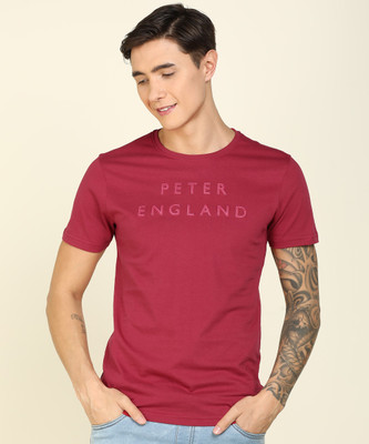 peter-england-printed-men-round-neck-red-t-shirt