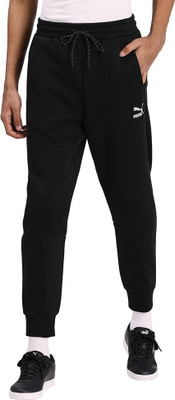 PUMA Classics Sweatpants Cuff TR Solid Men Black Track Pants