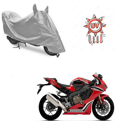 Atulit enterprises Waterproof Two Wheeler Cover for Honda(CBR 1000RR, Silver)