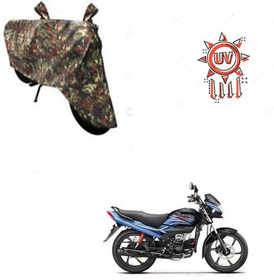 HYBRIDS COLLECTION Waterproof Two Wheeler Cover for Hero(Passion Plus, Multicolor)