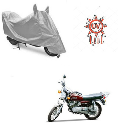 THE REAL ARV Waterproof Two Wheeler Cover for Yamaha(RX 100, Silver)