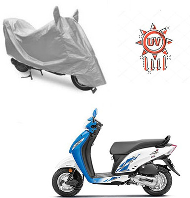 Atulit enterprises Waterproof Two Wheeler Cover for Honda(Activa i, Silver)
