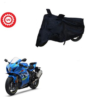 Atulit enterprises Two Wheeler Cover for Suzuki(GSX, Black)