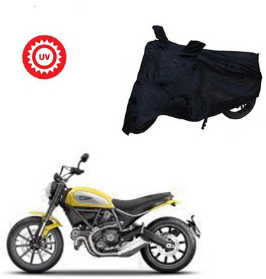 Atulit enterprises Two Wheeler Cover for Ducati(Scrambler, Black)