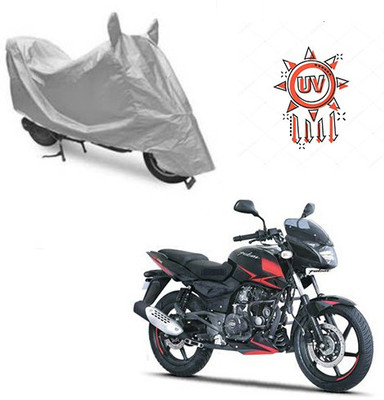 HYBRIDS COLLECTION Waterproof Two Wheeler Cover for Bajaj(Pulsar 180 DTS-i, Silver)
