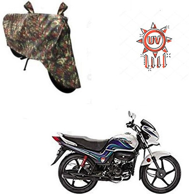 HYBRIDS COLLECTION Waterproof Two Wheeler Cover for Hero(Passion Pro TR, Multicolor)